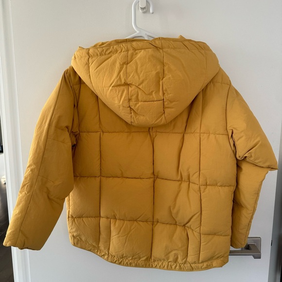 [SOLD] Yellow Puffer Jacket Women S - Picture 2 of 3